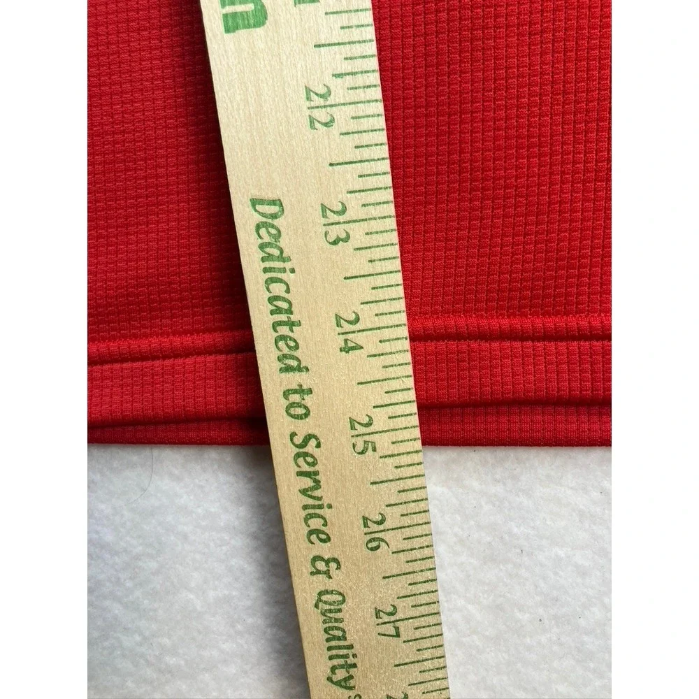 Adidas Men's Red 1/4 Zip‎ Long Sleeve Athletic Training Jacket Size S